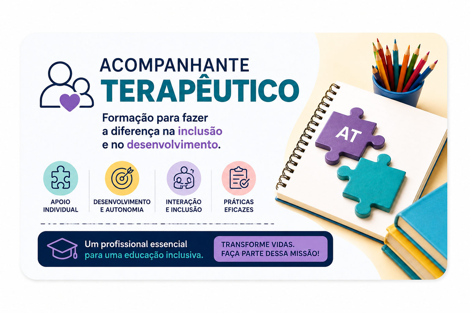 A Importância do Acompanhante Terapêutico (AT) em Sala de Aula no Processo de Inclusão Escolar